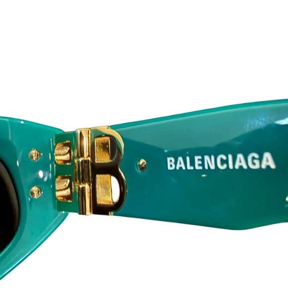 Balenciaga BB0095S 005 Sunglasses with Gold Logo Brand new and 100% AUTHENTIC. main image 6
